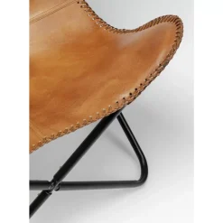 Sessel-KARE Design Sessel California Leder Braun