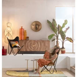 Sessel-KARE Design Sessel California Leder Braun