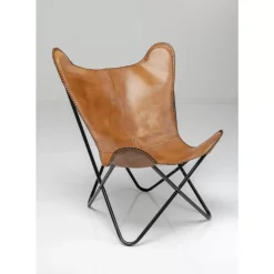 Sessel-KARE Design Sessel California Leder Braun