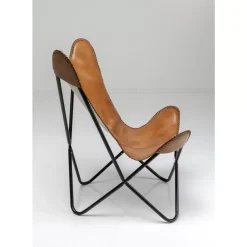 Sessel-KARE Design Sessel California Leder Braun