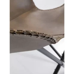 Sessel-KARE Design Sessel California Leder Dunkelbraun