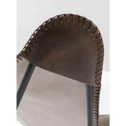 Sessel-KARE Design Sessel California Leder Dunkelbraun