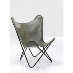 Sessel-KARE Design Sessel California Leder Khaki