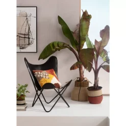 Sessel-KARE Design Sessel California Leder Schwarz