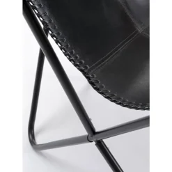 Sessel-KARE Design Sessel California Leder Schwarz