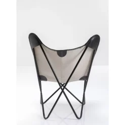 Sessel-KARE Design Sessel California Leder Schwarz