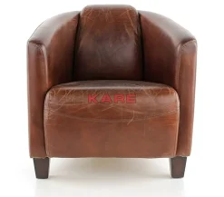 Sessel-KARE Design Sessel Cigar Lounge Brown