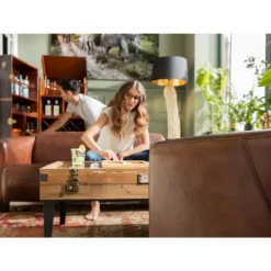 Sessel-KARE Design Sessel Cigar Lounge Brown