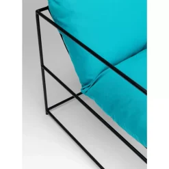 Outdoormöbel-KARE Design Sessel Cuby Garden Blau