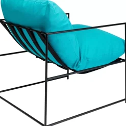 Outdoormöbel-KARE Design Sessel Cuby Garden Blau