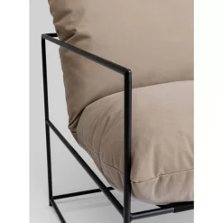 Outdoormöbel-KARE Design Sessel Cuby Garden Grau