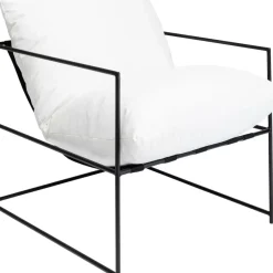 Outdoormöbel-KARE Design Sessel Cuby Garden Weis