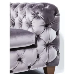 Sessel-KARE Design Sessel Desire Silbergrau