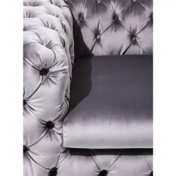 Sessel-KARE Design Sessel Desire Silbergrau
