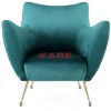Sessel-KARE Design Sessel Goldfinger Grun