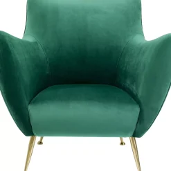 Sessel-KARE Design Sessel Goldfinger Grun