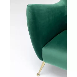 Sessel-KARE Design Sessel Goldfinger Grun