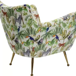 Sessel-KARE Design Sessel Goldfinger Tropical