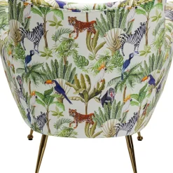 Sessel-KARE Design Sessel Goldfinger Tropical
