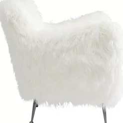 Sessel-KARE Design Sessel Goldfinger Weis