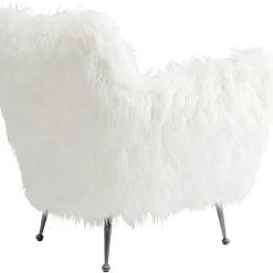 Sessel-KARE Design Sessel Goldfinger Weis