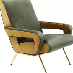 Sessel-KARE Design Sessel Luna High Grun