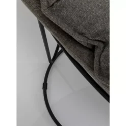 Sessel-KARE Design Sessel Mit Hocker Snuggle Grau (2/Tlg)