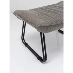Sessel-KARE Design Sessel Mit Hocker Snuggle Grau (2/Tlg)