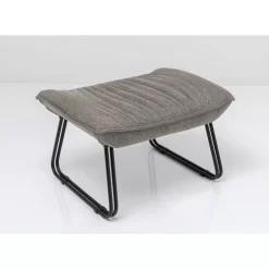 Sessel-KARE Design Sessel Mit Hocker Snuggle Grau (2/Tlg)