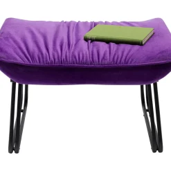 Sessel-KARE Design Sessel Mit Hocker Snuggle Lila (2/Tlg)