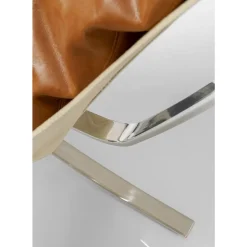 Sessel-KARE Design Sessel Mit Hocker Washington Braun