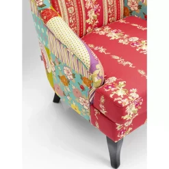 Sessel-KARE Design Sessel Patchwork Red