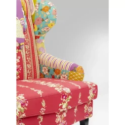 Sessel-KARE Design Sessel Patchwork Red