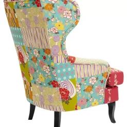Sessel-KARE Design Sessel Patchwork Red