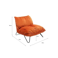 Sessel-KARE Design Sessel Porto Pino Curry