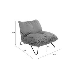 Sessel-KARE Design Sessel Porto Pino Grun