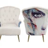 Sessel-KARE Design Sessel Portrait Creme