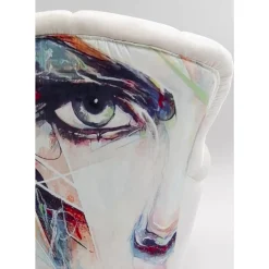 Sessel-KARE Design Sessel Portrait Creme
