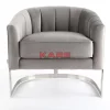 Sessel-KARE Design Sessel Pure Elegance Grau