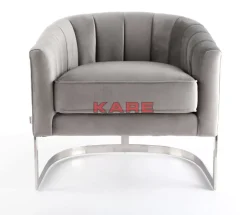 Sessel-KARE Design Sessel Pure Elegance Grau