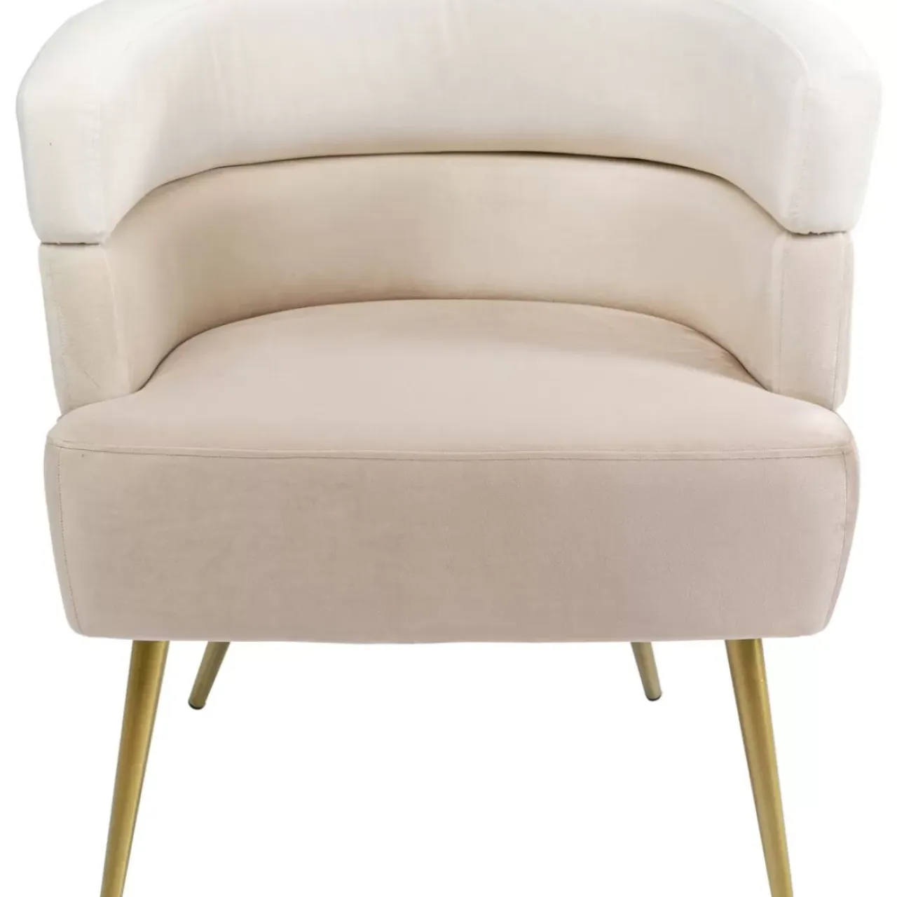 Sessel-KARE Design Sessel Sandwich Creme