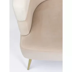 Sessel-KARE Design Sessel Sandwich Creme