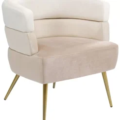 Sessel-KARE Design Sessel Sandwich Creme
