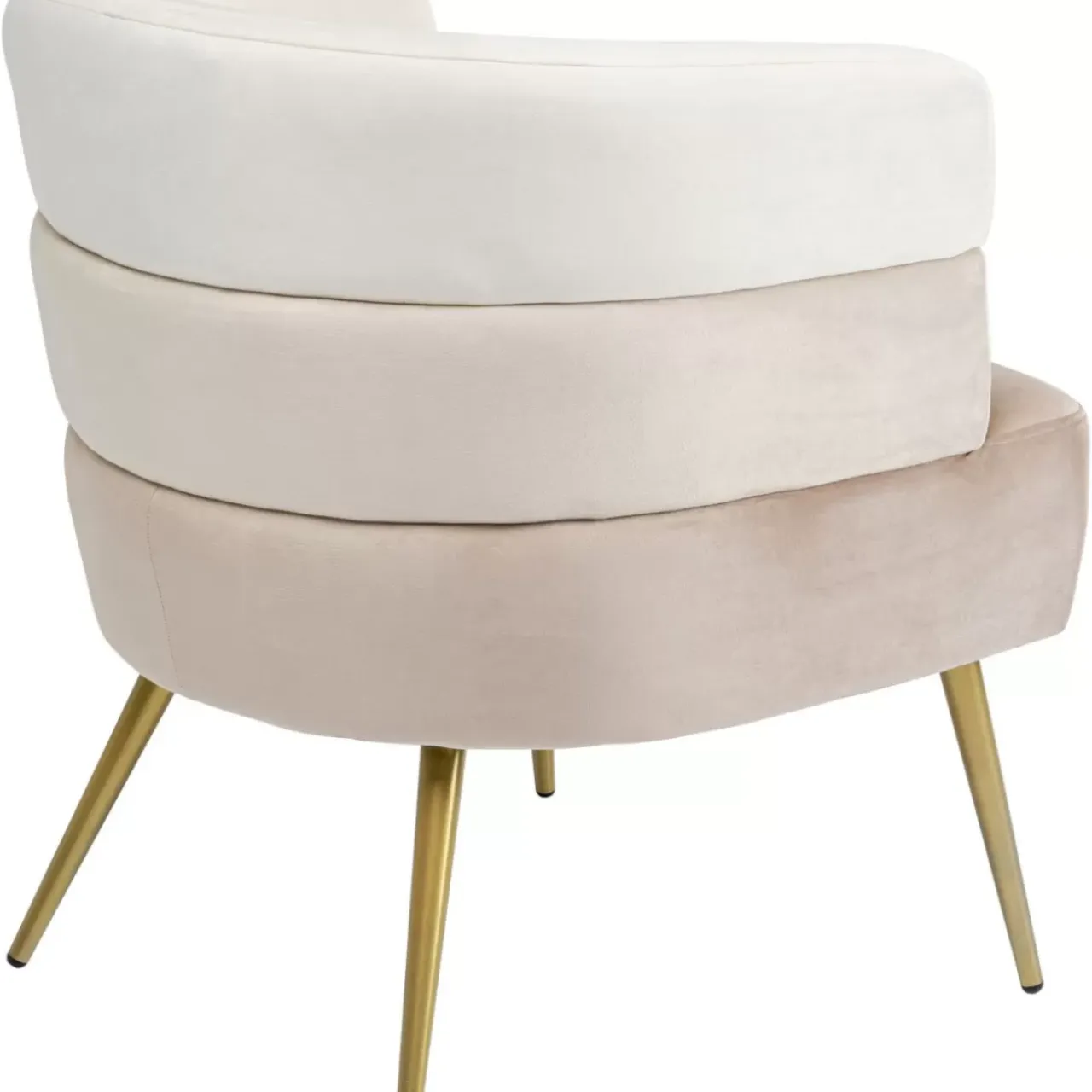 Sessel-KARE Design Sessel Sandwich Creme