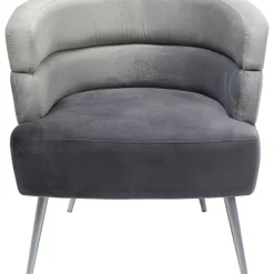 Sessel-KARE Design Sessel Sandwich Grau