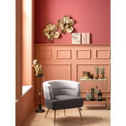 Sessel-KARE Design Sessel Sandwich Grau