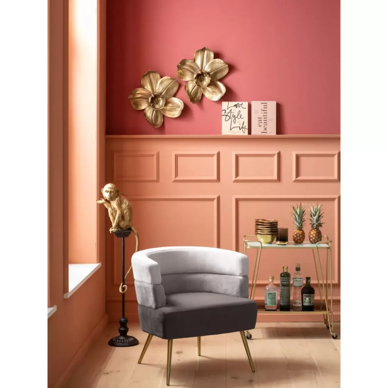 Sessel-KARE Design Sessel Sandwich Grau