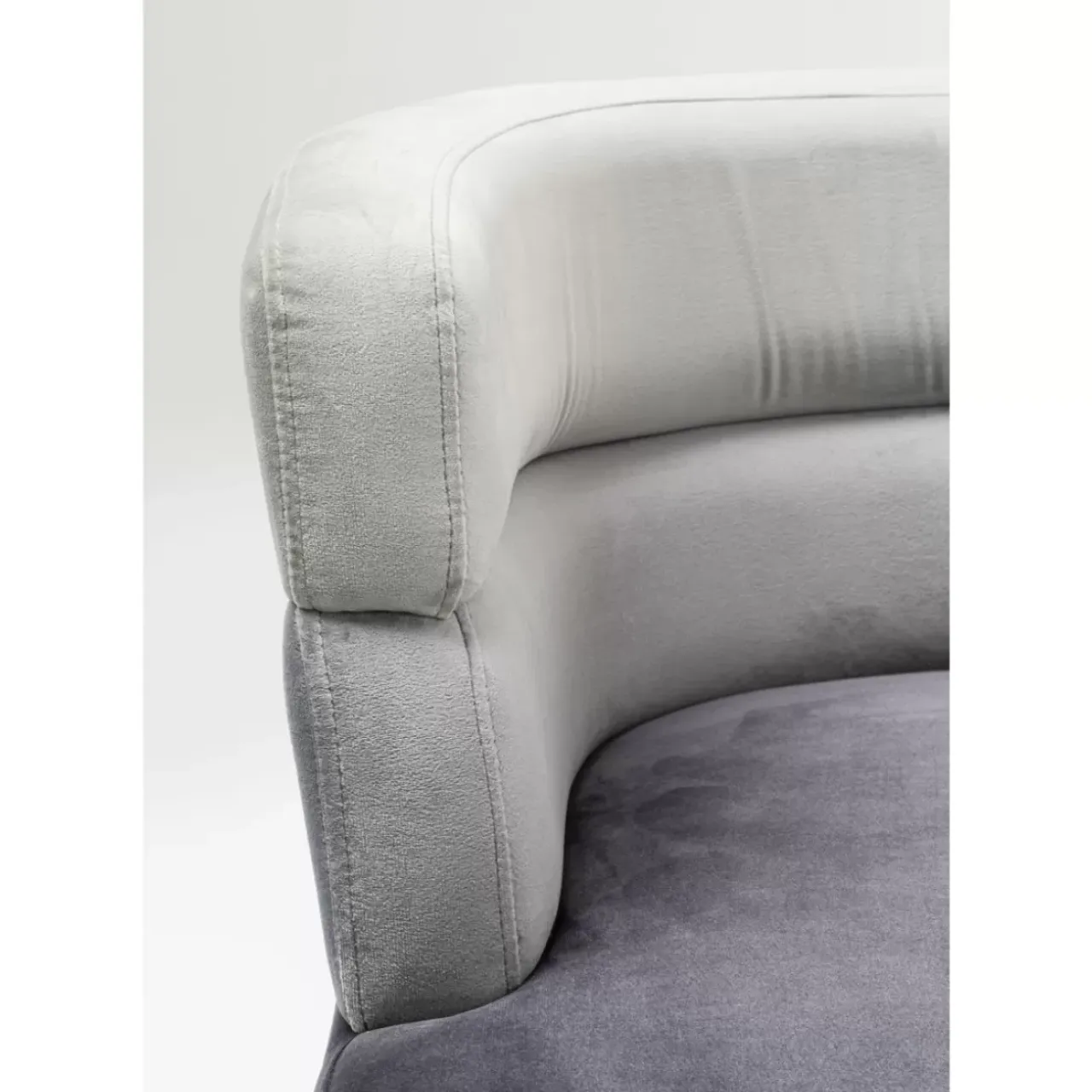 Sessel-KARE Design Sessel Sandwich Grau