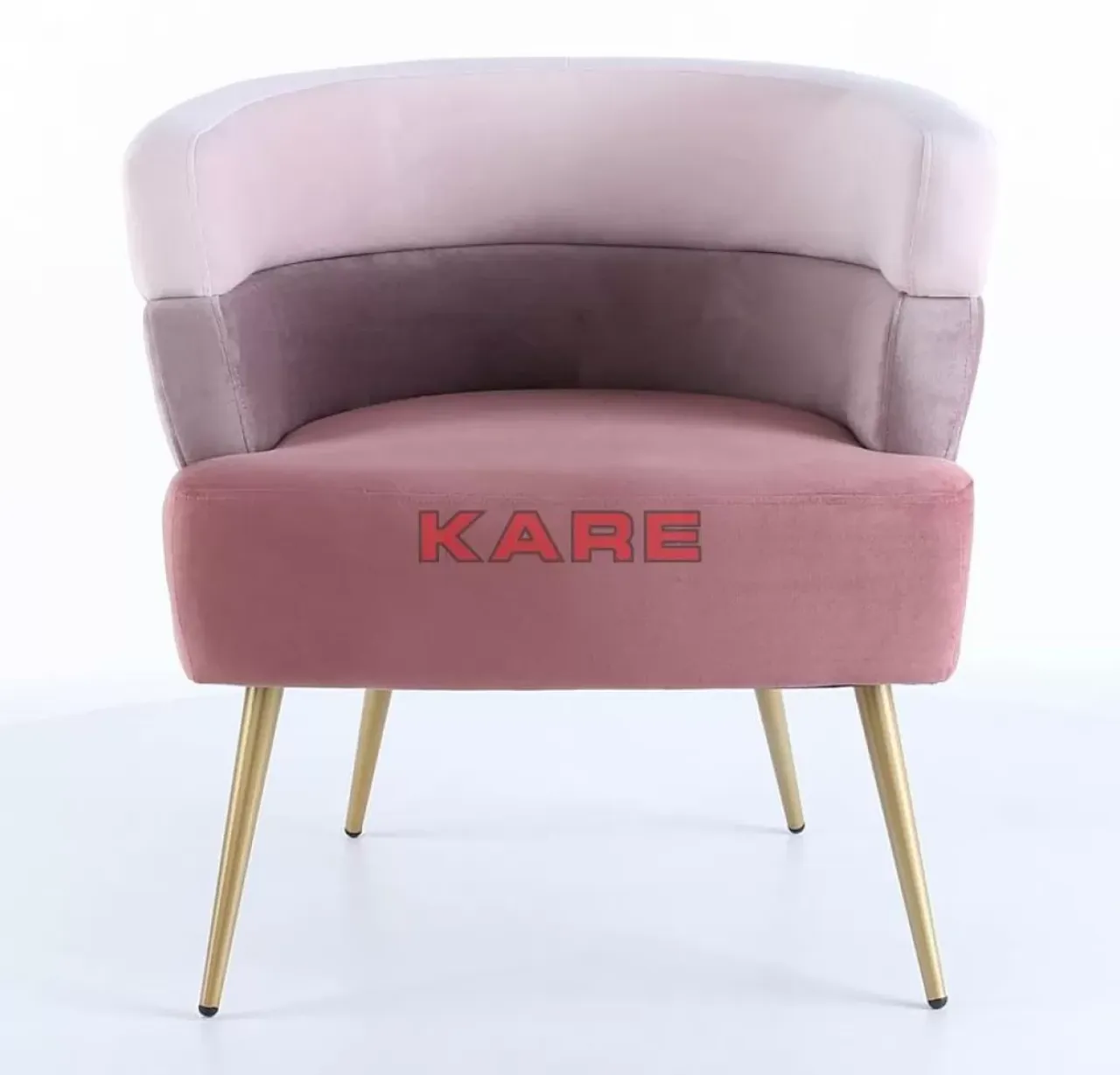 Sessel-KARE Design Sessel Sandwich Rose