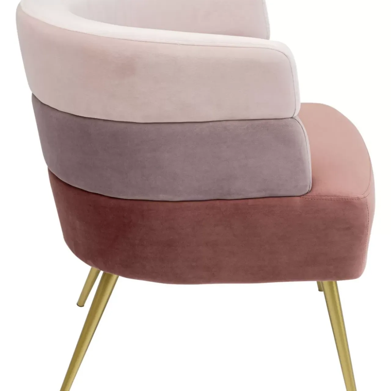 Sessel-KARE Design Sessel Sandwich Rose